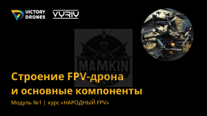 Строение FPV-дрона: компоненты и комплектующие