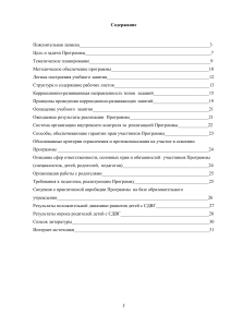 Программа для детей с СДВГ в ДОУ