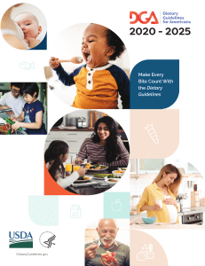 Dietary Guidelines for Americans 2020-2025