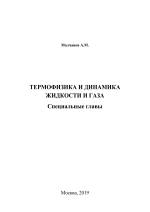 Термофизика и динамика жидкости и газа: Специальные главы