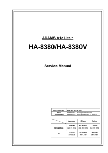 ADAMS A1c LiteTM 8380