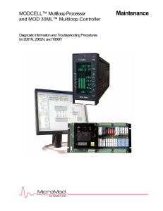 MODCELL & MOD 30ML Maintenance: Diagnostics & Troubleshooting