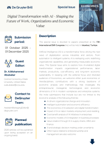ECON CFP ECON Special Issue EMI 2026