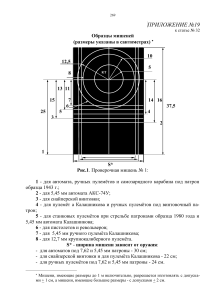 Образцы мишеней для стрельбы: размеры и схемы
