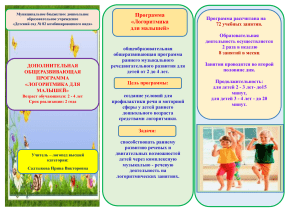 Логоритмика для малышей: программа развития речи и моторики 2-4 лет