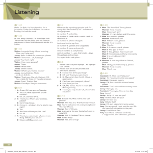 English Listening Practice: Dialogues & Transcripts for Language Learners