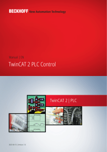TwinCAT 2 PLC Control Manual | Beckhoff Automation Engineering Guide