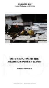 Как написать эссе на 10 баллов: руководство