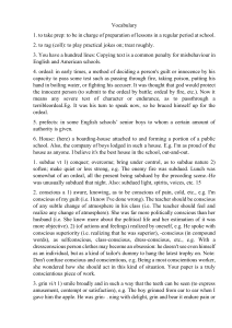 English Vocabulary List: Definitions, Examples, Synonyms & Antonyms