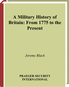 A Military History of Britain: From 1775 to the Present by Jeremy Black