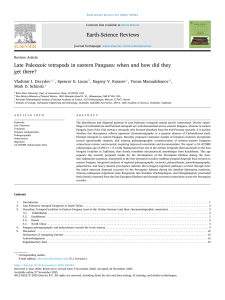 Tetrapod Migration in Pangaea