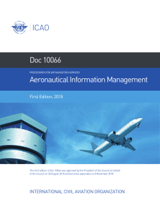 ICAO Doc 10066: AIM Procedures