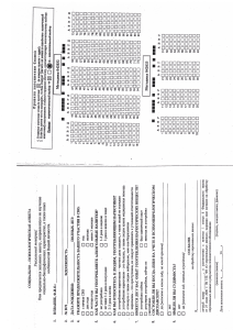 Socio-Psychological Questionnaire on Drug Use
