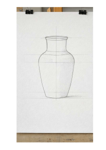 Still Life Vase Drawing Sketch