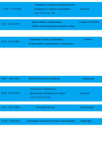 Соревнования по легкой атлетике 2026: даты и места