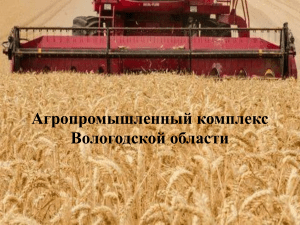 Агропромышленный комплекс Вологодской области: структура и отрасли