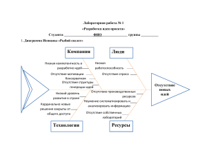 Лабораторная работа №1: Разработка идеи проекта