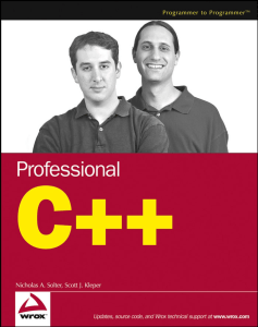 Professional C++ Programming Textbook