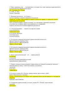 Тест по теории права: право и мораль