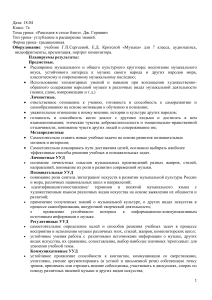 Урок музыки 7 класс: Рапсодия в стиле блюз Дж. Гершвин