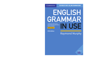 English Grammar in Use - Intermediate Grammar Book
