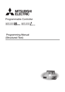 Mitsubishi MELSEC Q/L Series ST Programming Manual