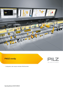 PNOZ mm0p Operating Manual - Configurable Safety Controller