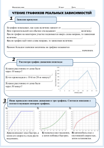 Чтение графиков реальных зависимостей