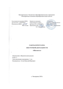 внд шахматы 2 класс 25