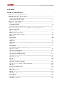 Kinco HMI PLC Connecting Guide