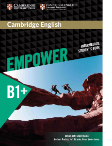 Cambridge English Empower B1+ Intermediate Student's Book