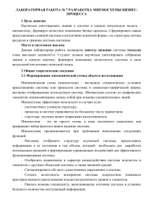 Лабораторная работа №7: Разработка мнемосхемы бизнес-процесса