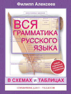 Вся грамматика русского языка в схемах и таблицах: справочник для 5-9 классов