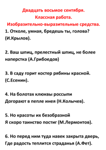 Изобразительно-выразительные средства: рабочая тетрадь по литературе