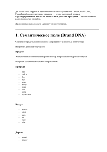 Методика создания названий бренда: 6 этапов