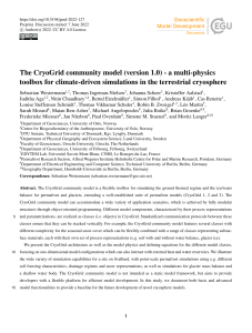 CryoGrid Community Model: Multi-Physics Toolbox for Cryosphere Simulations