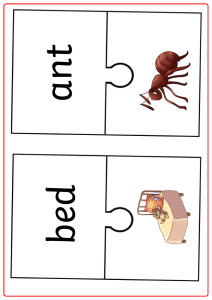 Jigsaw Pairs 2 per page