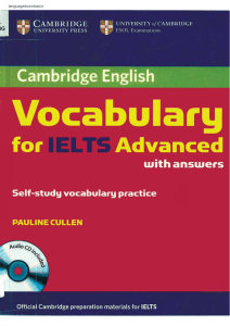 Vocabulary for IELTS Advanced