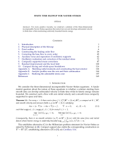 Finite Time Blowup for Navier-Stokes Equations