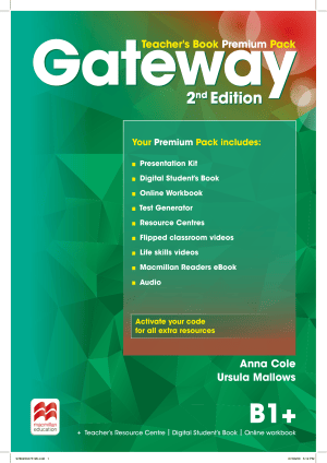 Gateway 2nd Edition B1+ Teacher's Book Premium Pack