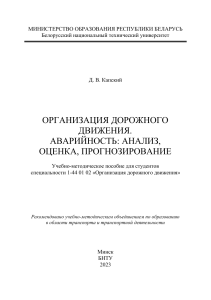 Организация дорожного движения: анализ аварийности