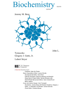 Biochemistry Eighth Edition Textbook by Berg et al.