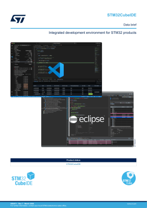 STM32CubeIDE Data Brief: Features &amp; Overview