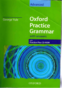 Advanced Oxford Practice Grammar with Answers